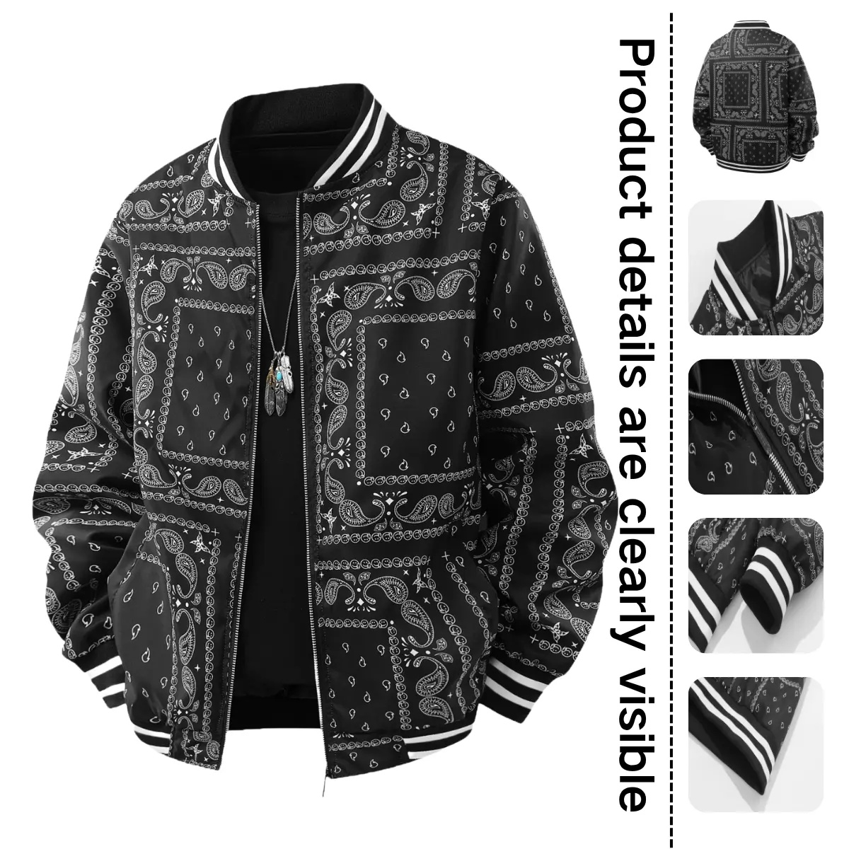 Korean-Style Trendy Jacket with Zippered Front & Hood for Casual Wear - Medium Size Classic Design for Everyday Use Daily Outfits, Layering Piece, Multipurpose, Pocket Utility, Wardrobe Essential