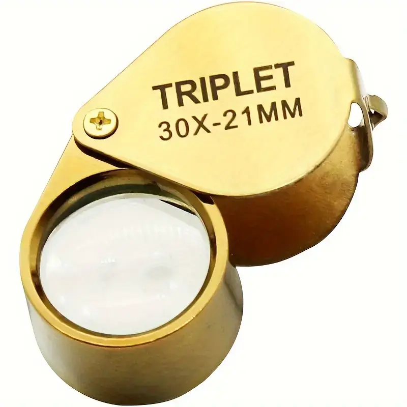PuriTEST 30X Jewelers Magnifier Magnifying Glass Eye Loupe for Gold Silver Jewelry