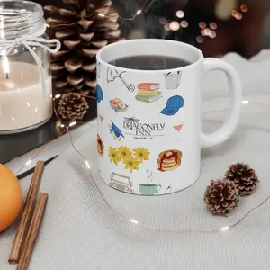 Gilmore girls theme Ceramic Mug stars hollow conecticut coffee drinking 11oz 15oz