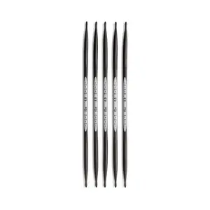 6" Ergonomic Double Point Knitting Needles, Carbon