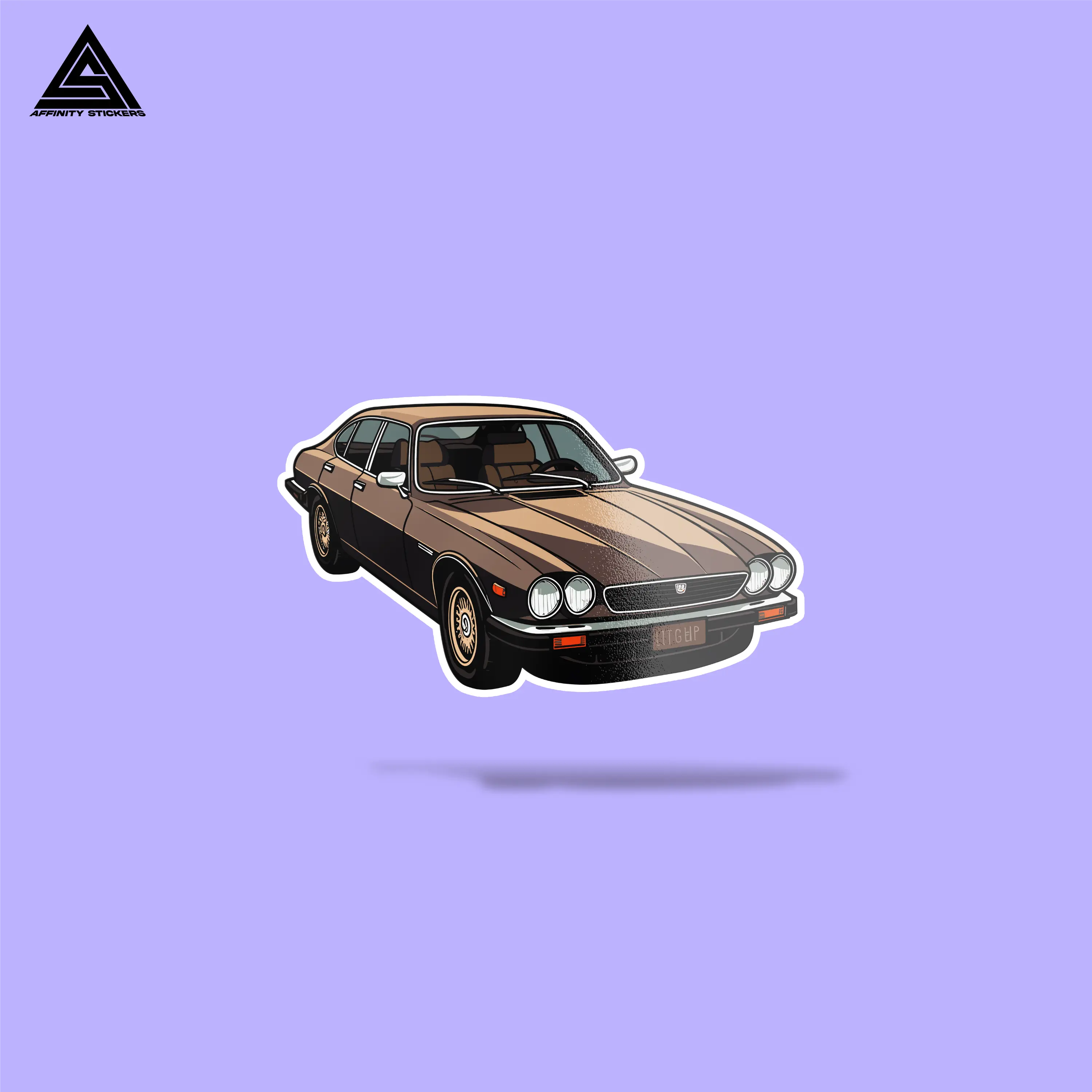 Jaguar XJS Sticker || vinyl sticker, water bottle sticker, tumbler stickers, laptop decals, waterproof sticker, car stickers sticker activity