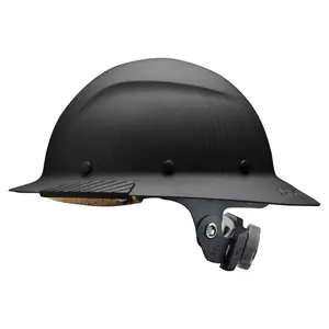 Lift Safety Dax Full Brim - Matte Black Carbon Fiber Hard Hat