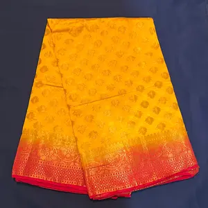 Banarasi Silk Saari with Falls Piko Design for Women