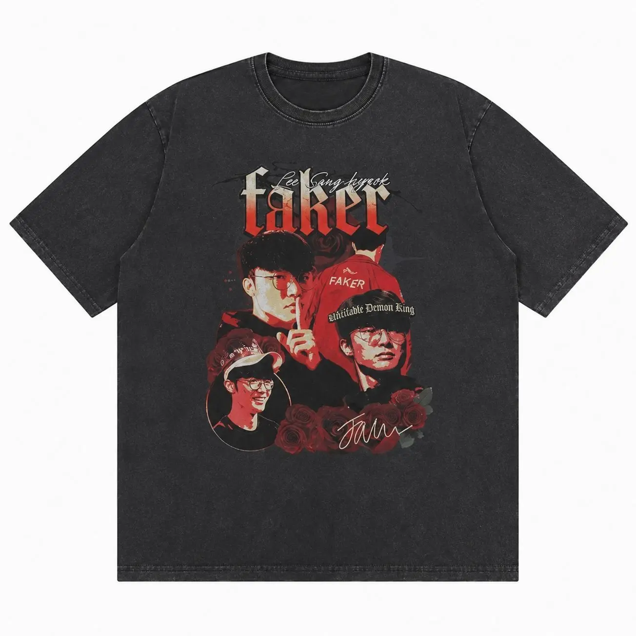 T1 LOL member homeground wash shirt, T1 Faker, T1 Doran, T1 Oner, T1 Peyz, T1 Keria, Gift for Faker's  fan, 2026 League of Legends World Championship shirt VV6