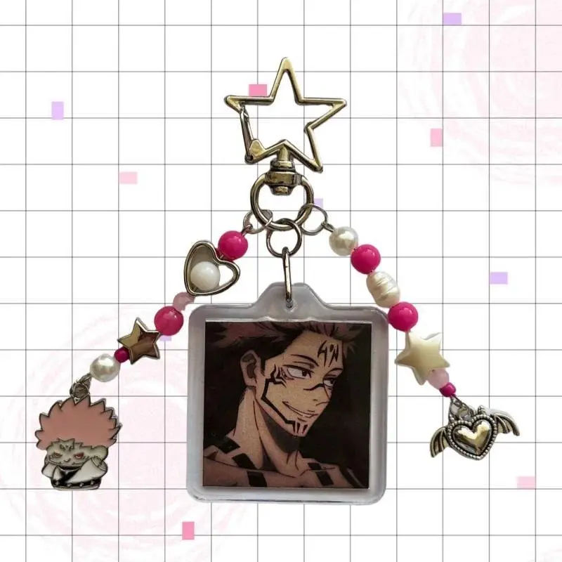 handmade Jujutsu inspired Keychains / jjk Phone&bagcharms / Gojo accessories