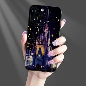 Magic Castle & Glowing Lantern Print Phone Case for iPhone 17 Pro Max / 16 Pro Max / 15 Pro Max / 14 Pro Max / Galaxy S26 Ultra / S25 Ultra / S24 Ultra / S23 Ultra