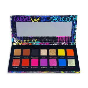 Queen of the Hood pigment palette (creamy mattes, Mettalic and Satin)