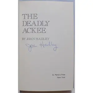 USED Book - The Deadly Ackee: A Theo Bloomer Mystery by Joan Hadley (Hardcover) - english