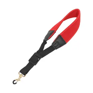 High-elastic Saxophone Strap Color Adjustable  Single Shoulder Neck Strap for Soprano Alto Sax Instruments Music Accessories