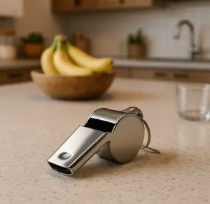 Spalding 8309SP Metal Whistle With Lanyard