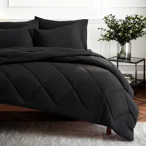 7 Pieces Queen Comforter Set Premium Series, Hotel Luxury Soft Bed in a Bag, Goose Down Alternative, Safe for Sensitive Skin Bedding Comforter All Season M