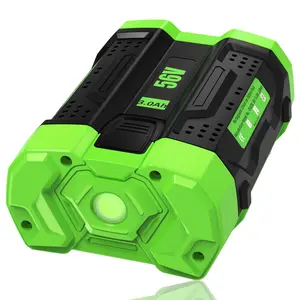 3.0Ah 56V High Capacity Replacement for EGO 56Volt Battery Compatible with EGO Lithium Battery Power Tools Compatible with BA2800 BA4200 BA4200T BA1400 BA1400T BA2240 Cordless Power Tool(Green)