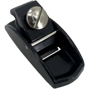 Compact 3.5" Block Plane Wood Planer - Steel Blade Cast Iron Body for Detail Work Chamfering & Model Making
