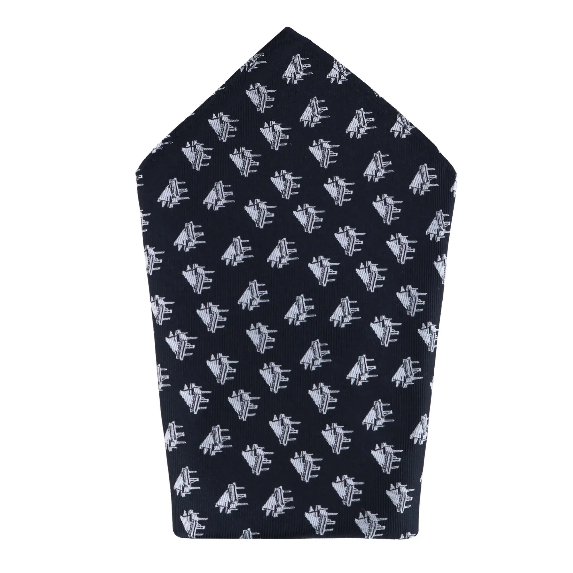 Trafalgar The Chopin Classical Piano Silk Pocket Square, Pocket Squares