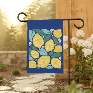 Subtle Anti Trump Garden Flag, Subtle Lemon fdt Flag, 8647 Garden Flag, Foxtrot Delta Tango Flag, Resist Flag, Democrat Flag