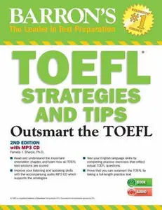 USED-TOEFL Strategies and Tips with MP3 CDs: Outsmart the TOEFL IBT [With MP3 CD] by Barron's Educational Series (Paperback)