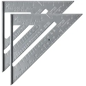 Metal 7 Inches Rafter Square, Carter Square, 2 Pack