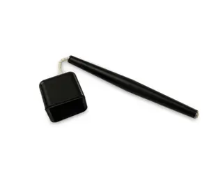 Koda Square Pocket Chalker, Equipped with Round Stick and Metal 8 Ball for Billiards & Snooker, Metal Eight Ball