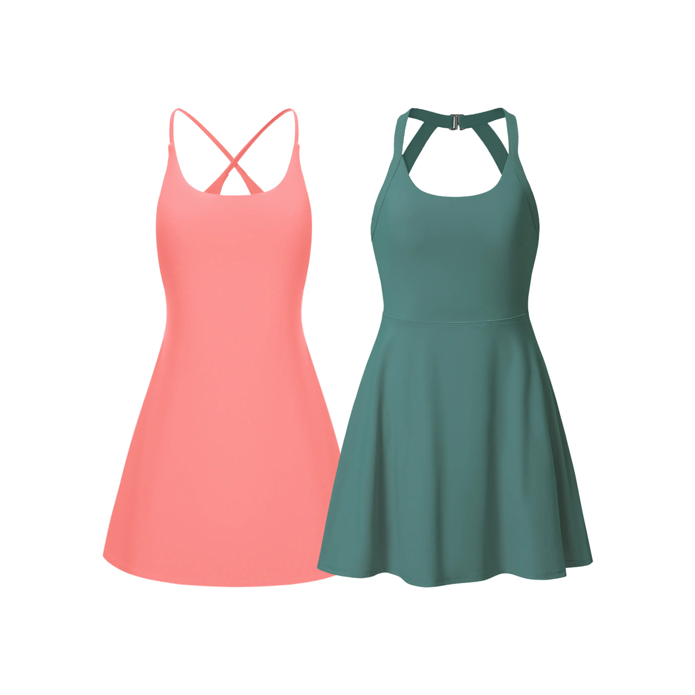 Shell Pink + Blue Spruce