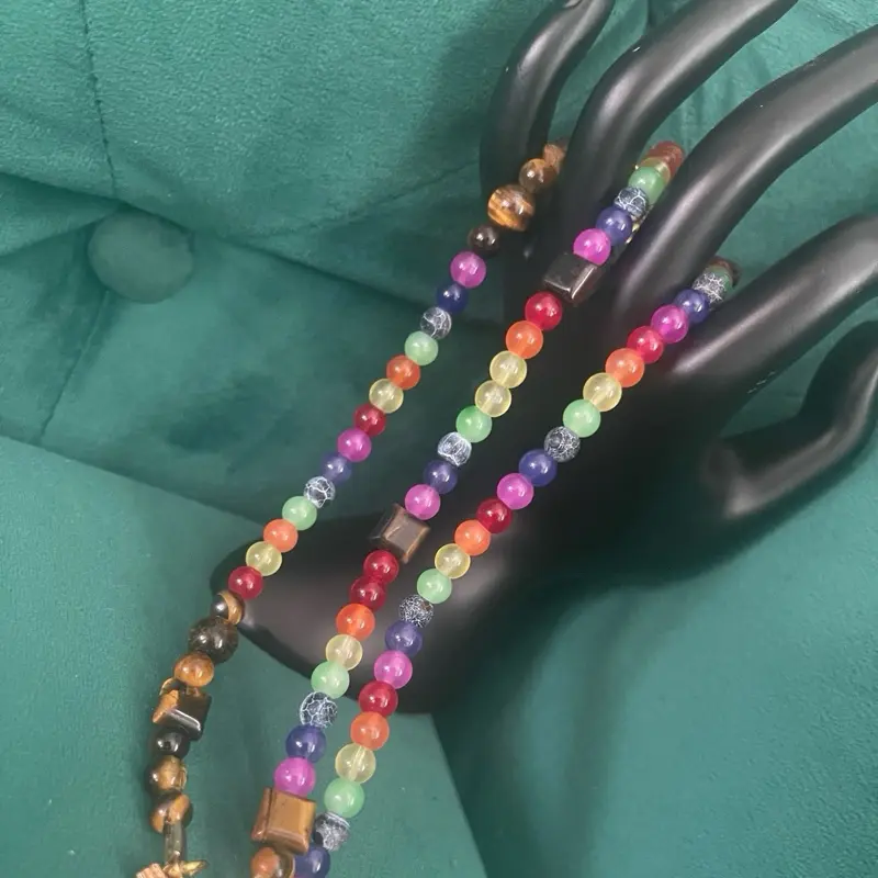 3 Layered Chakra Anklet/Bracelet