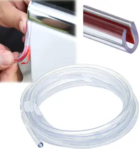 Car Door Edge Guards Clear, Ft Rubber Seal Protector U Shape Edge Trim Car Door Edge Protection Fit for Most Car