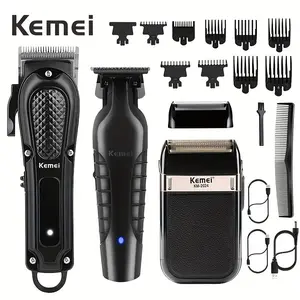 Professional Men's Hair Clipper & Beard Trimmer Set, Ideal Gift for Dad, Home & Salon Use, Perfect Holiday Present