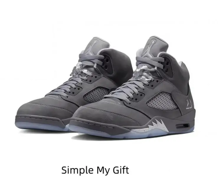 Unisex Retro High Top Basketball Sneakers Dark Grey Suede Air Cushion Lace Up Street Trainers Breathable Casual Footwear For Couples Hip Hop Urban Daily Street Outfits