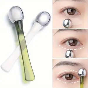 [Eye Massage Roller] Gentle Eye Massage Roller, Eye Cream Applicator | For Face, Eyes, Neck, Forehead Green