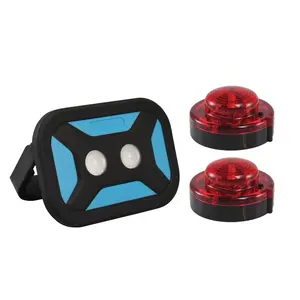 Red Emergency Beacon and Battery Operated LED Work Light Bundle