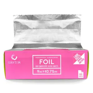 Disposable Kitchen Hair Foil, Colortrak Max Width Large Size (9"x10.75") Foil for Hair Coloring, Pack of 500