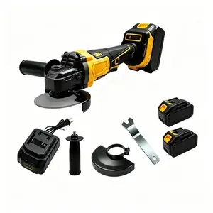 Cordless Electric Angle Grinder, Rechargeable Wireless Grinding Tool, High Power Fast Polishing Cutting, Compact Portable Easy Operate, For DIY Workers & Maintenance Use, Ideal For Metal Cutting Grinding Rust Removal