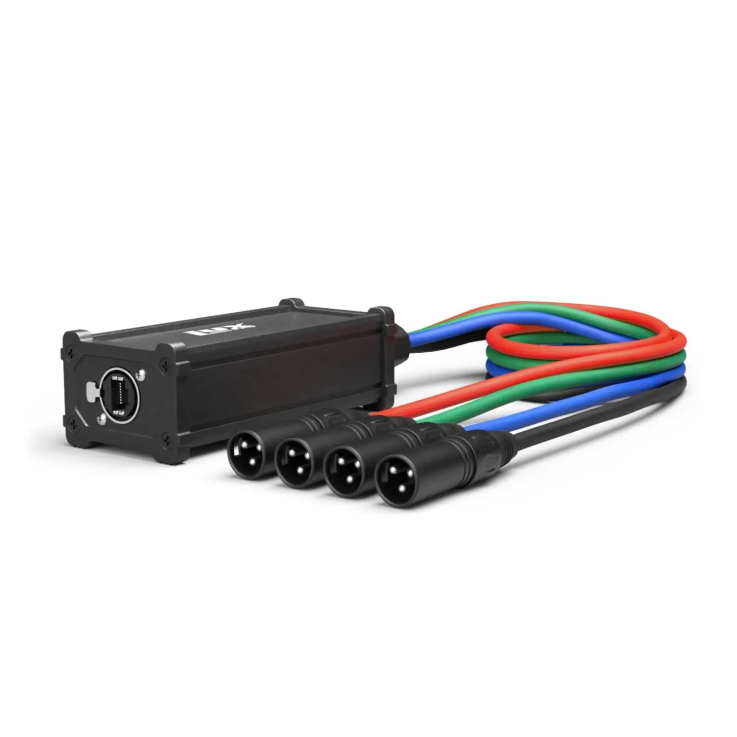 LyxPro 4-Channel XLR Snake 3-Pin Audio Lighting Breakout Cable for Stage Studio Use