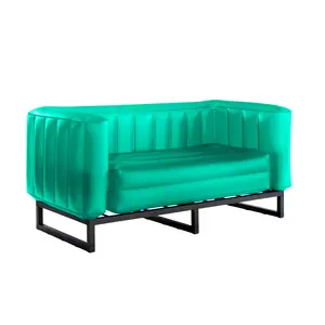 Bright Green Aluminum and TPU Design Sofa