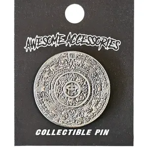 Aztec Calendar Metal Hat Pin Fashion Accessory Soft Enamel Durable Long Lasting Collectible Pin for Hats Backpacks Lanyards Jackets