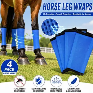 Professional Horse Protection Gear, Horse Leg Guards, Hoof Protectors, Mosquito & Fly Repellent, Horse Mask, Equestrian Supplies