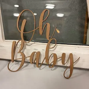 Custom Event Signs | Party Decor | Custom Name Signage Oh Baby Style Ideal for Baby Shower Decorations