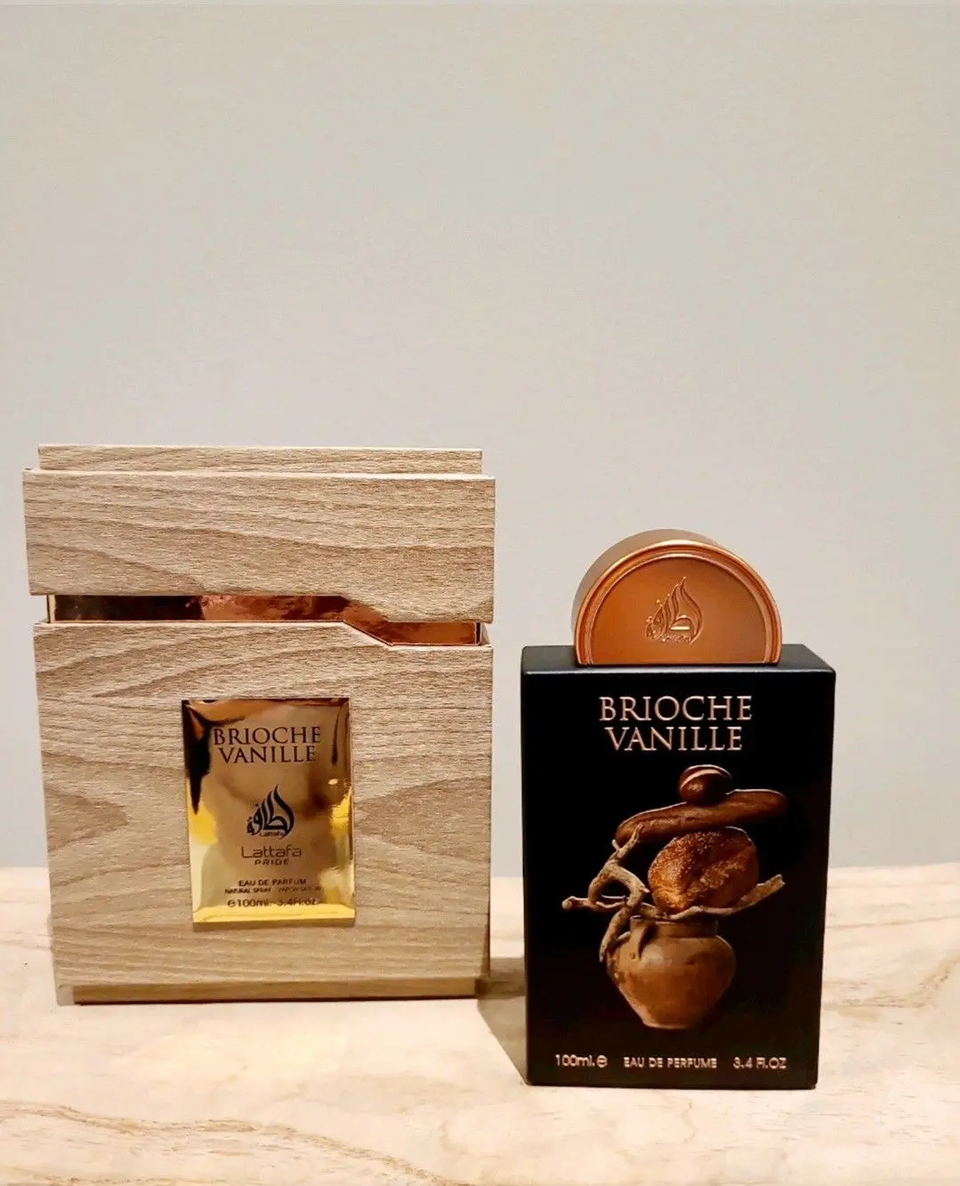 Lattafa Pride Brioche Vanille Unisex Eau de Parfum Spray - 3.4 oz/100 mL Citrus Gourmand Scent with Bergamot & Vanilla Notes