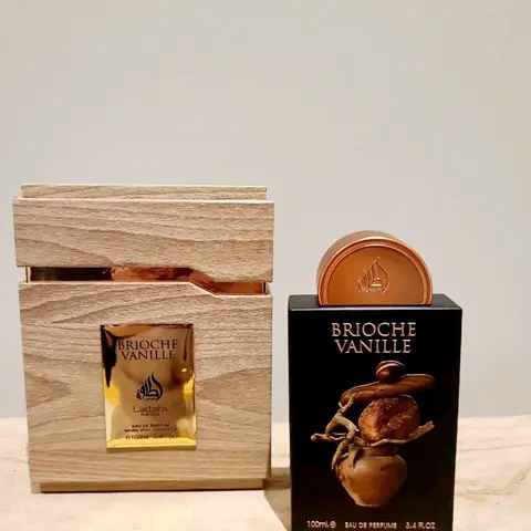 Lattafa Pride Brioche Vanille Unisex Eau de Parfum Spray - 3.4 oz/100 mL Citrus Gourmand Scent with Bergamot & Vanilla Notes
