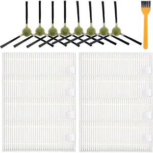 16 Pack Replacement Accessories Compatible for OKP Life Robovac K2 K3 K3A K4 K5 and Lefant M210,M210S M210B M213 Robot Vacuum Cleaner,okp Robot Vacuum Parts:8 Side Brushes, 8 Filters