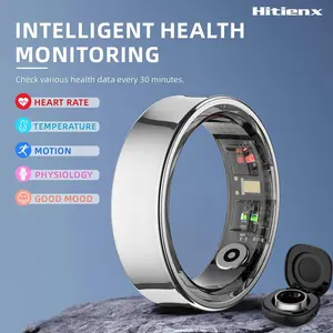 All-in-One Smart Ring Wellness Tracker Heart Rate Temperature Sleep Fitness for Men Women