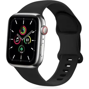 Sport Band Compatible with Apple Watch Bands 40mm 38mm 41mm 42mm 44mm 45mm 49mm,Soft Silicone Waterproof Replacement Strap for iWatch Bands Series 9 8 7 6 5 4 3 2 1 SE Ultra Women Me