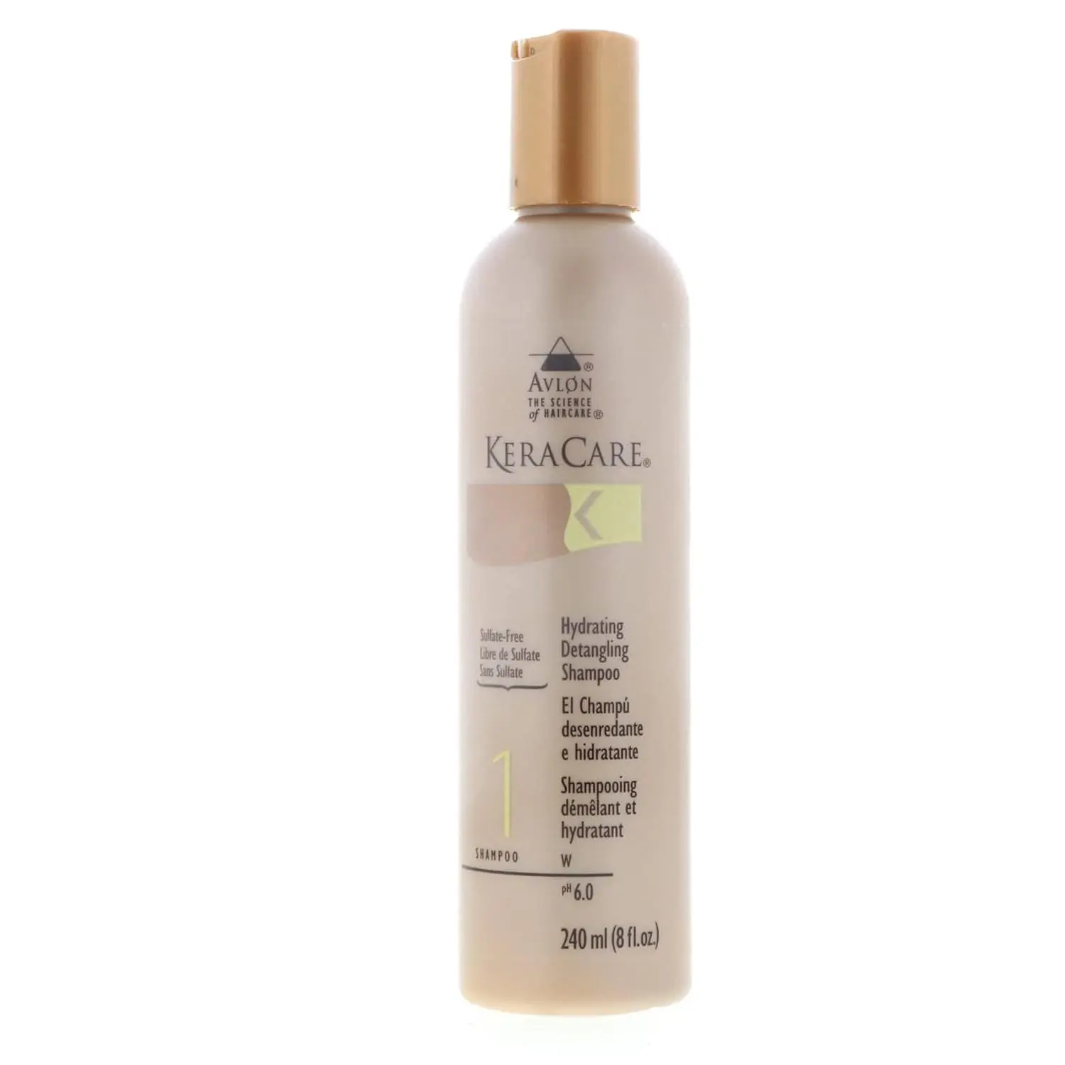 AVLON Keracare Unisex Hydrating Detangling Shampoo - Lock in Moisture Haircare Product (8 oz, 32 oz), Hydrate, Adults, 32Oz