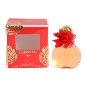 Catch Me Happy Perfume for Women 100ml Eau de Parfum Sweet Playful Irresistible Cucumber Mandarin Orange Freesia Vanilla Sandalwood Scent