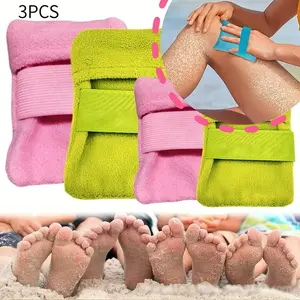 1 Portable Beach Sand Removal and Cleaning Tool, Exfoliating Brush - Battery-free Design, Made with Soft Fabric and Exfoliating Bristles, Compact Structure, Ideal for Beach Vacations, Camping, Outdoor Activities, Blue, Beach Accessories