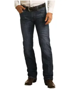 Rock & Roll Denim Men's And Reflex Revolver Stretch Slim Straight Jeans - M1r6205