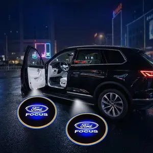2/4Pcs Ford Door Projection Light/laser Lamp/new Welcome Light/modified Decoration Floor Lamp Led Door Light (batteries Not Included)