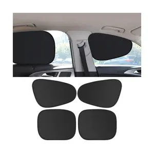Car Window Shade, Vehicle Window Sunshade Blocker, Car Sun Shade for Baby, Glare Shield UV Rays Automotive Side Window Screen Protection Covers Accessories, Universal for SUV, Sedan, Truck(Front & Back)