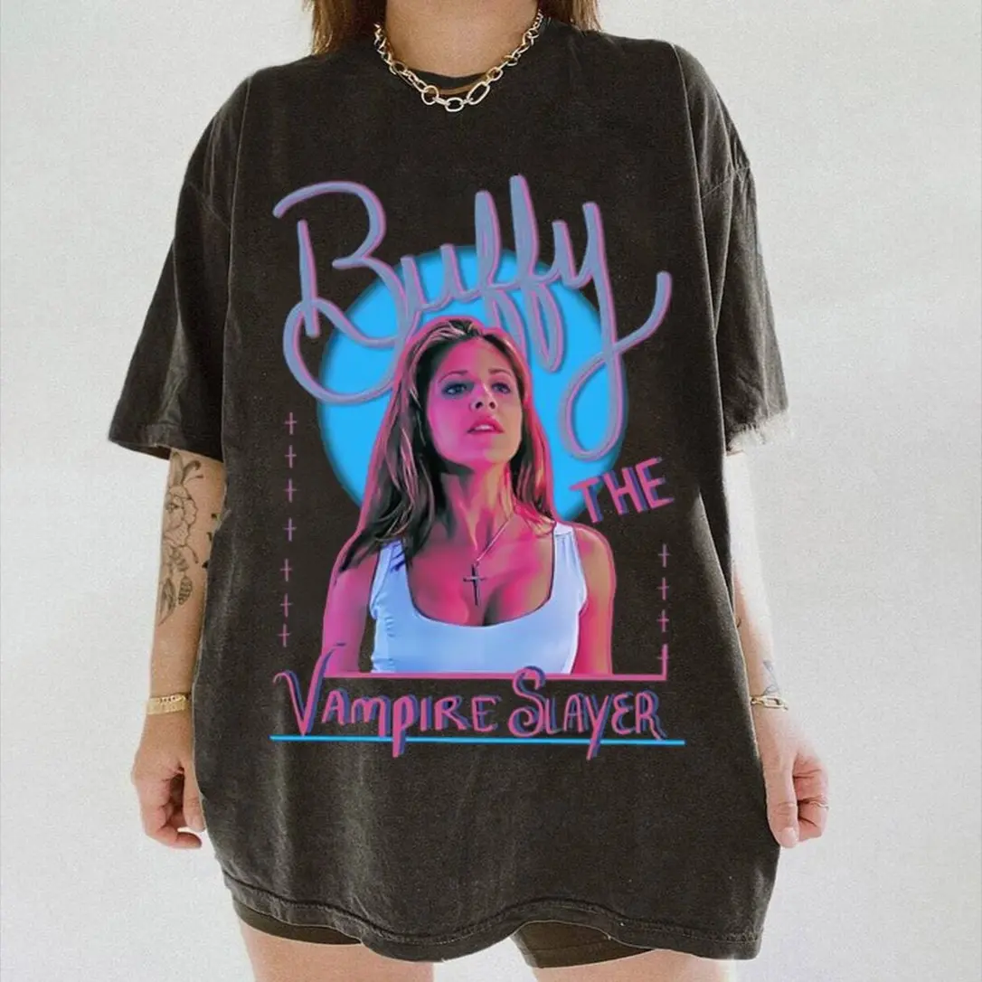Buffy The Vampire Slayer Gothic Tee Spooky Fan Shirt YE040506