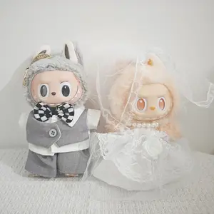 17cm Doll Costume Set, Bride Dress and Jacket, Star-Themed Collectible Toy, Generations of Celebrity Merchandise, Ideal for Doll Enthusiasts