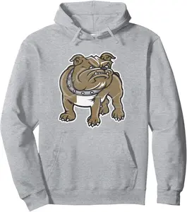 Bryant University Bulldogs Distressed Primary Pullover Hoodie